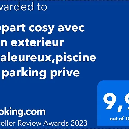 Cosy Avec Son Exterieur Chaleureux,piscine Et Parking Prive Apartment Fontvieille